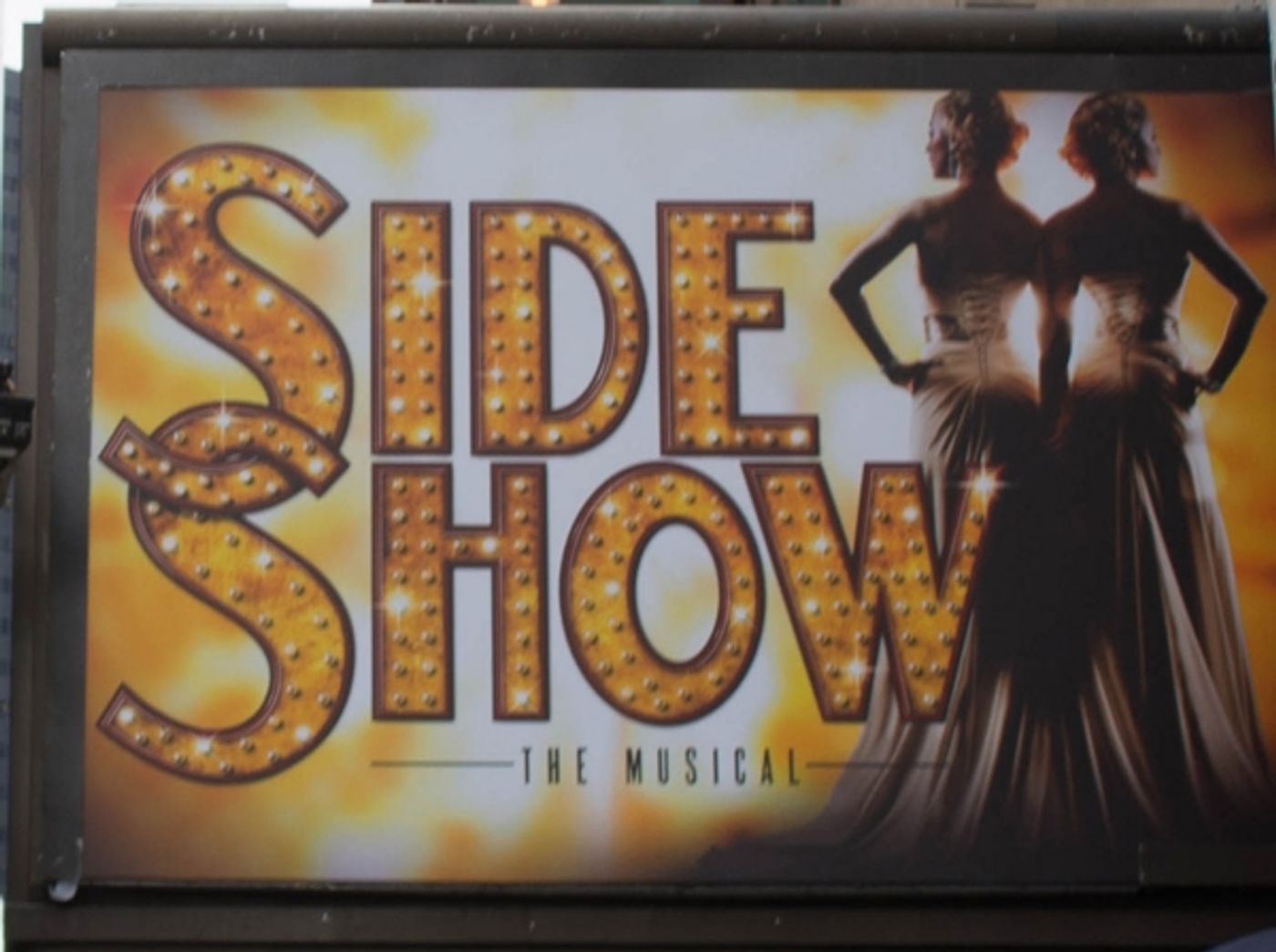 Photo Flash: Marquee Goes Up for Broadway's SIDE SHOW  Image