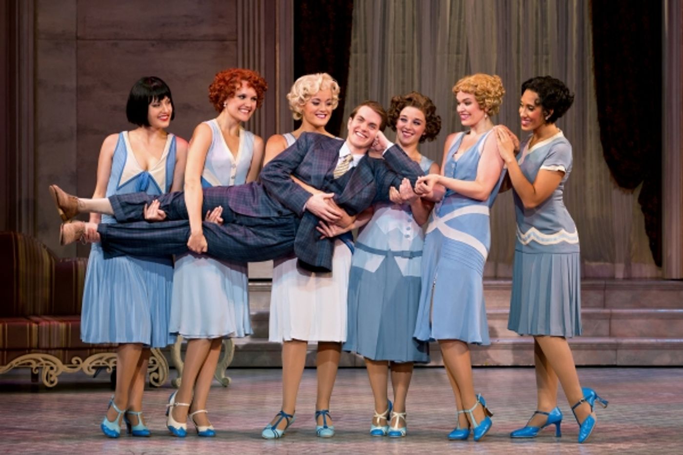 Photo Flash: First Look at Alex Enterline, Mariah MacFarlane & Company in NICE WORK IF YOU CAN GET IT National Tour!  Image