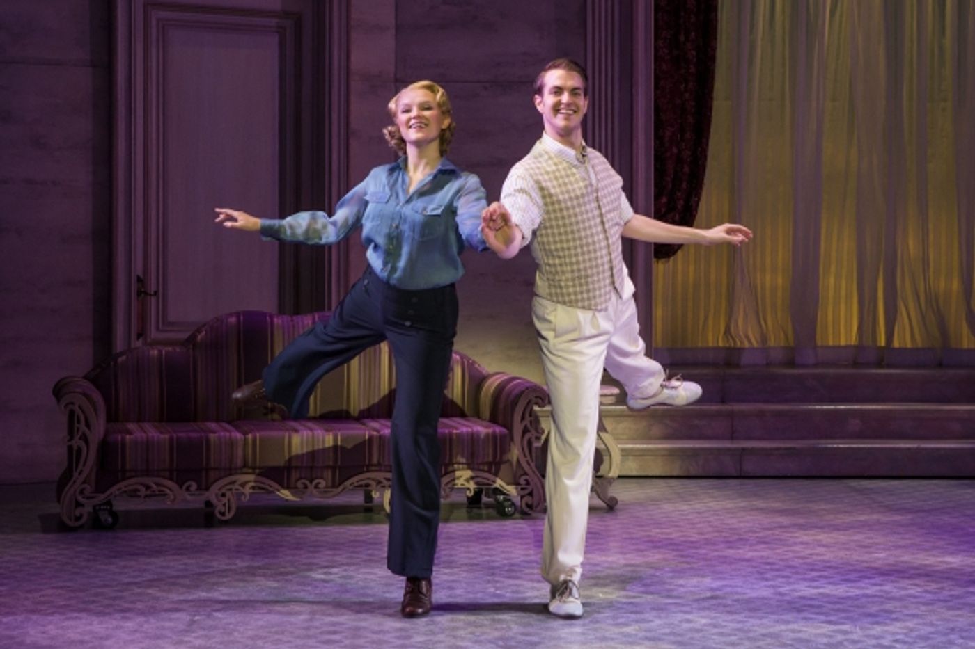 Photo Flash: First Look at Alex Enterline, Mariah MacFarlane & Company in NICE WORK IF YOU CAN GET IT National Tour!  Image