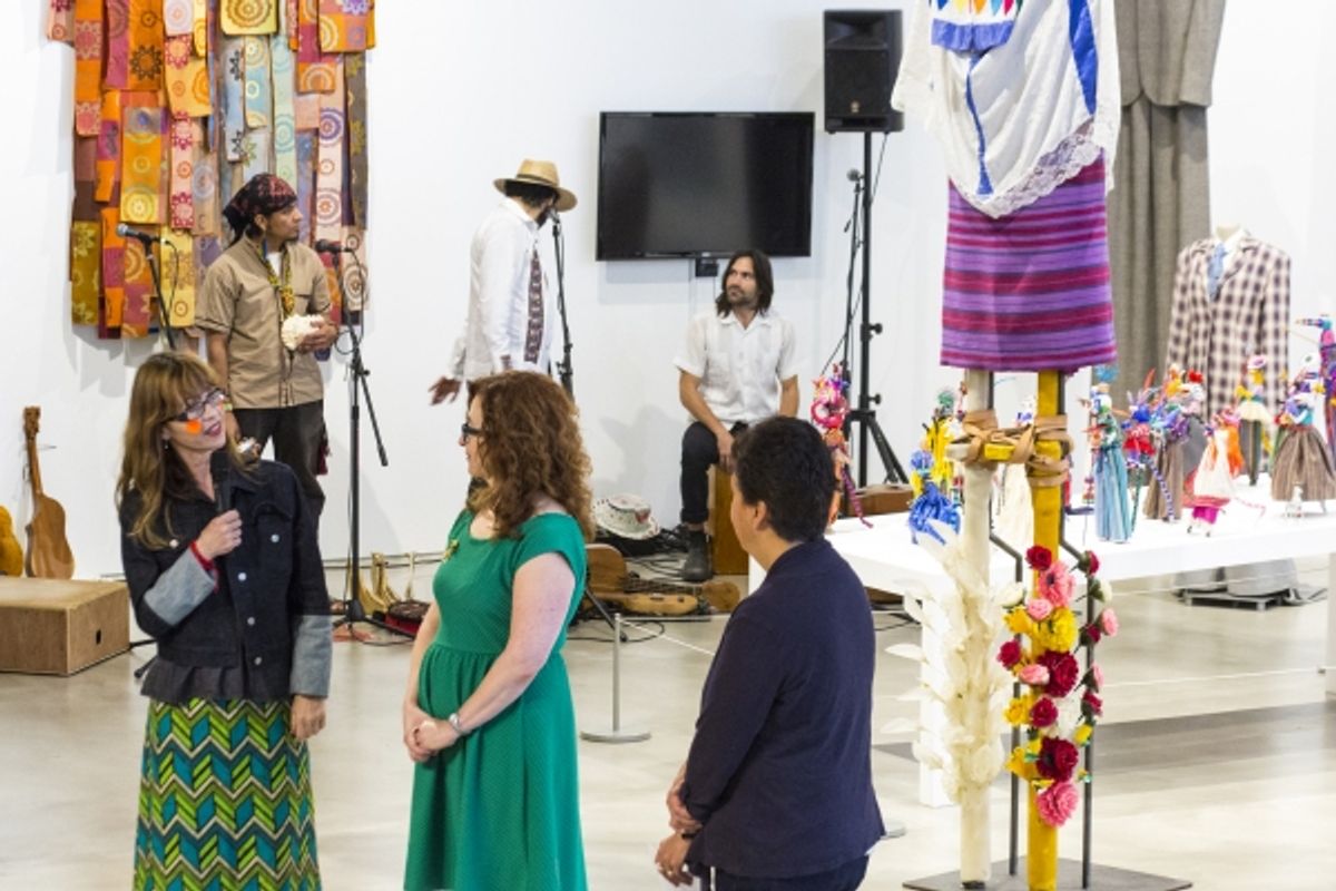 Laura Anderson Barbata and Kathleen Anderson Culebro at 