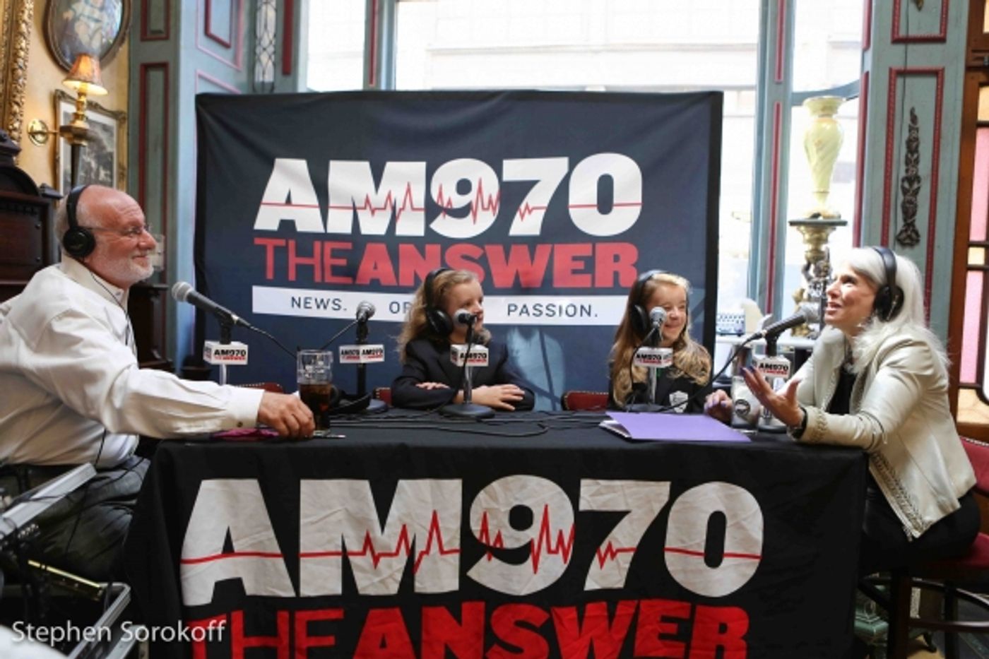 Photo Coverage: The Shapiro Sisters Stop by BACKSTAGE WITH PETER LEDONNE  Image