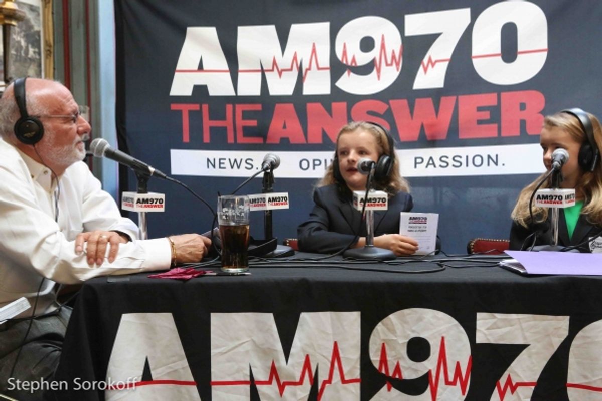 Peter LeDonne, Milly Shapiro, Abigail Shapiro at 