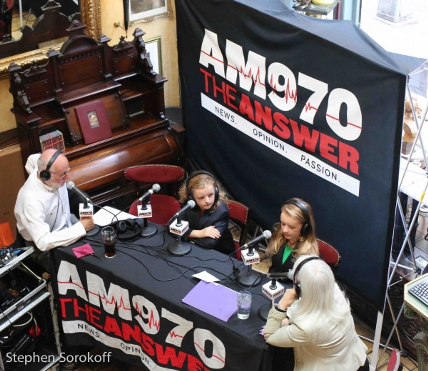 Photo Coverage: The Shapiro Sisters Stop by BACKSTAGE WITH PETER LEDONNE Photo Coverage: The Shapiro Sisters Stop by BACKSTAGE WITH PETER LEDONNE Image