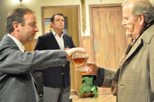 MATT GARRY (Lombard), THOMAS COOPER PHIEL (Marston) and ERNEST HELLER (MacKenzie) Photo