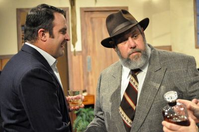 THOMAS COOPER PHIEL (Marston) and MICHAEL DRESDNER (Davis) Photo