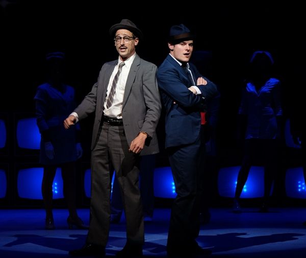 Josh Adamson as Carl Hanratty and Jacob Haren as Frank Abaganle, Jr. Photo