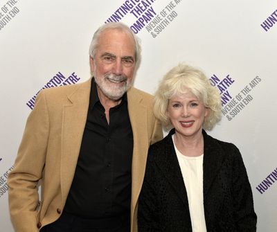 Actors Jerry Lacy and Julia Duffy (Christina Drayton) Photo