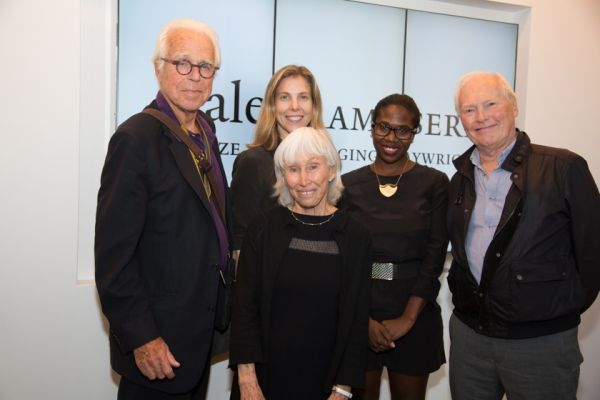 Playwright John Guare, director Carolyn Cantor, Francine Horn Photo