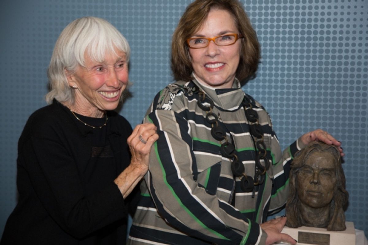  Francine Horn with Marsha Norman at 