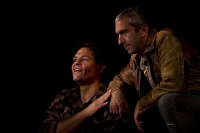 Leandro Cano as Lennie, Jarrod DiGiorgi as George Photo