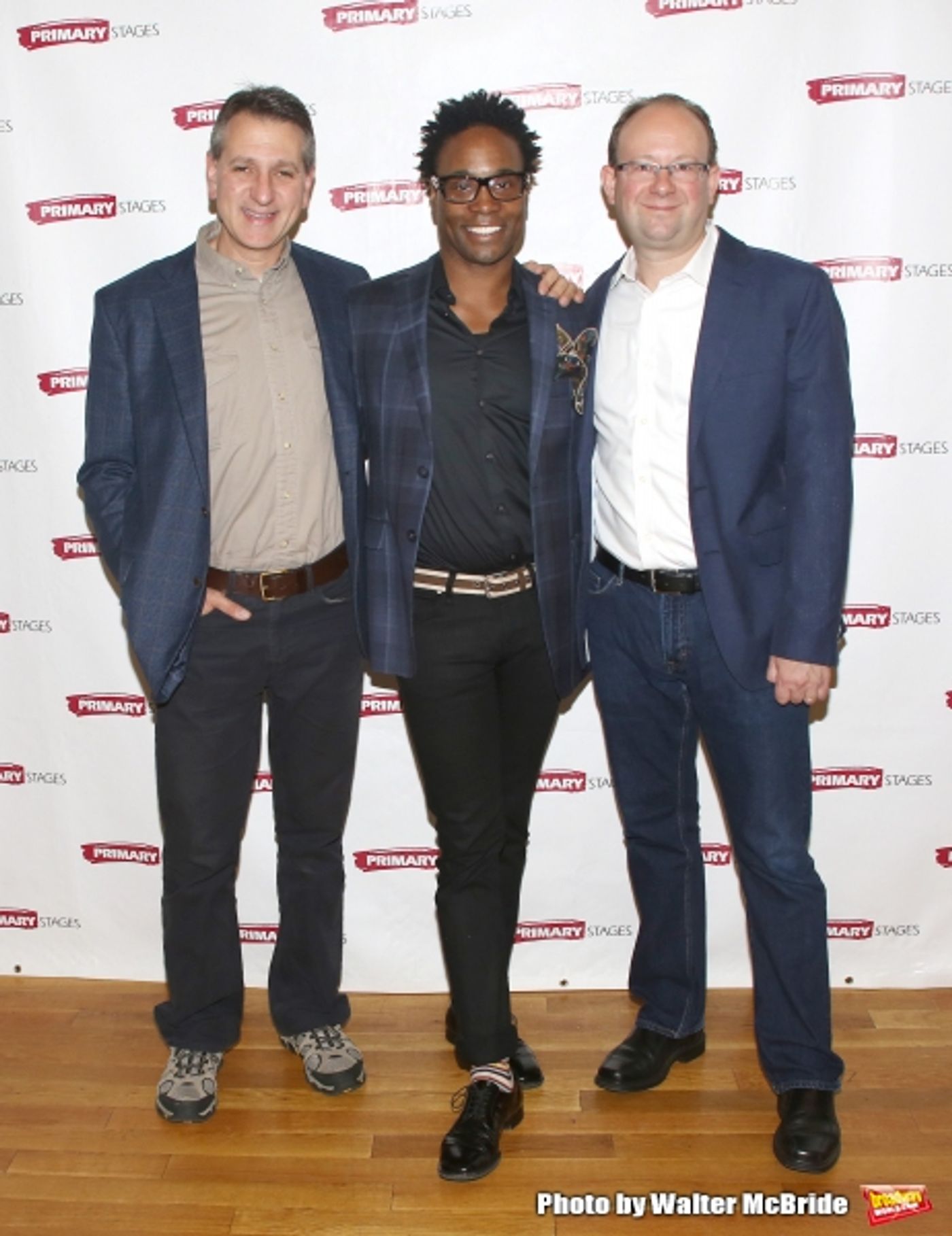 Photo Coverage: Billy Porter and the Company of WHILE I YET LIVE Meet the Press Image