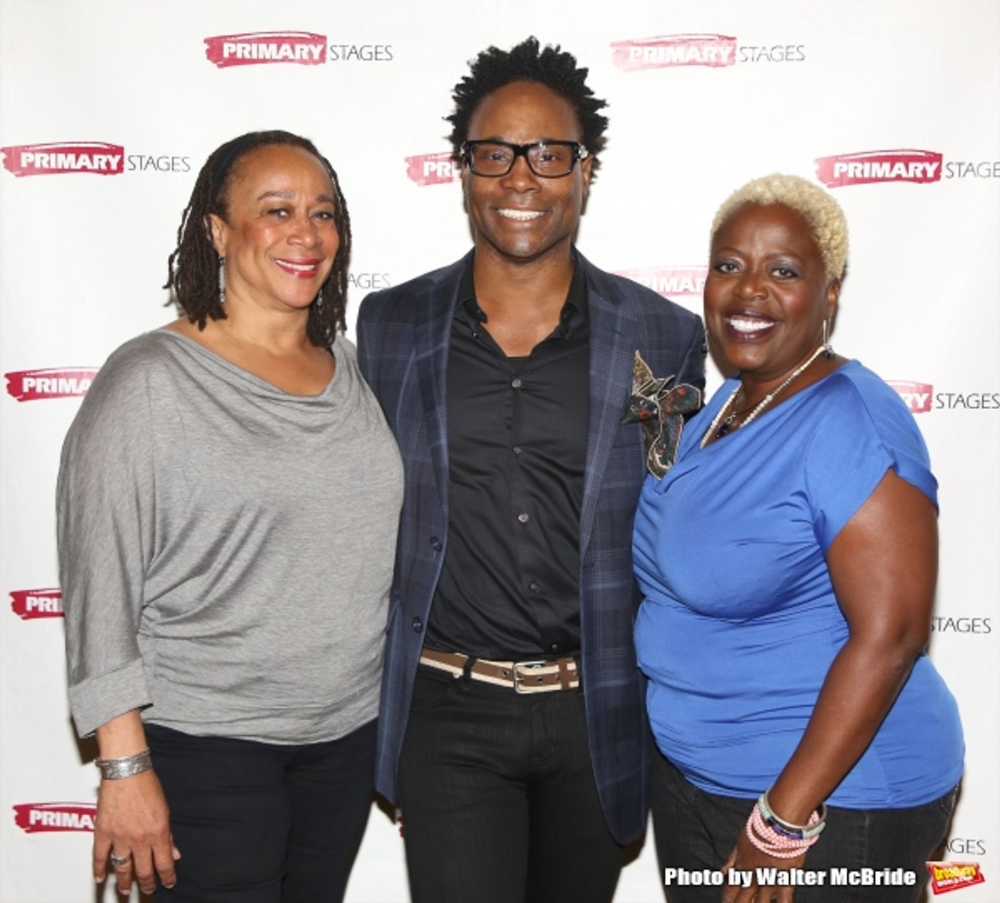 Photo Coverage: Billy Porter and the Company of WHILE I YET LIVE Meet the Press Image