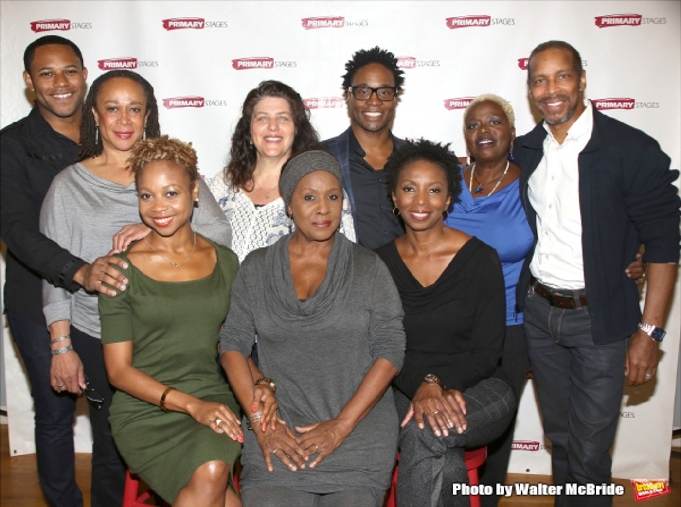 Photo Coverage: Billy Porter and the Company of WHILE I YET LIVE Meet the Press Image