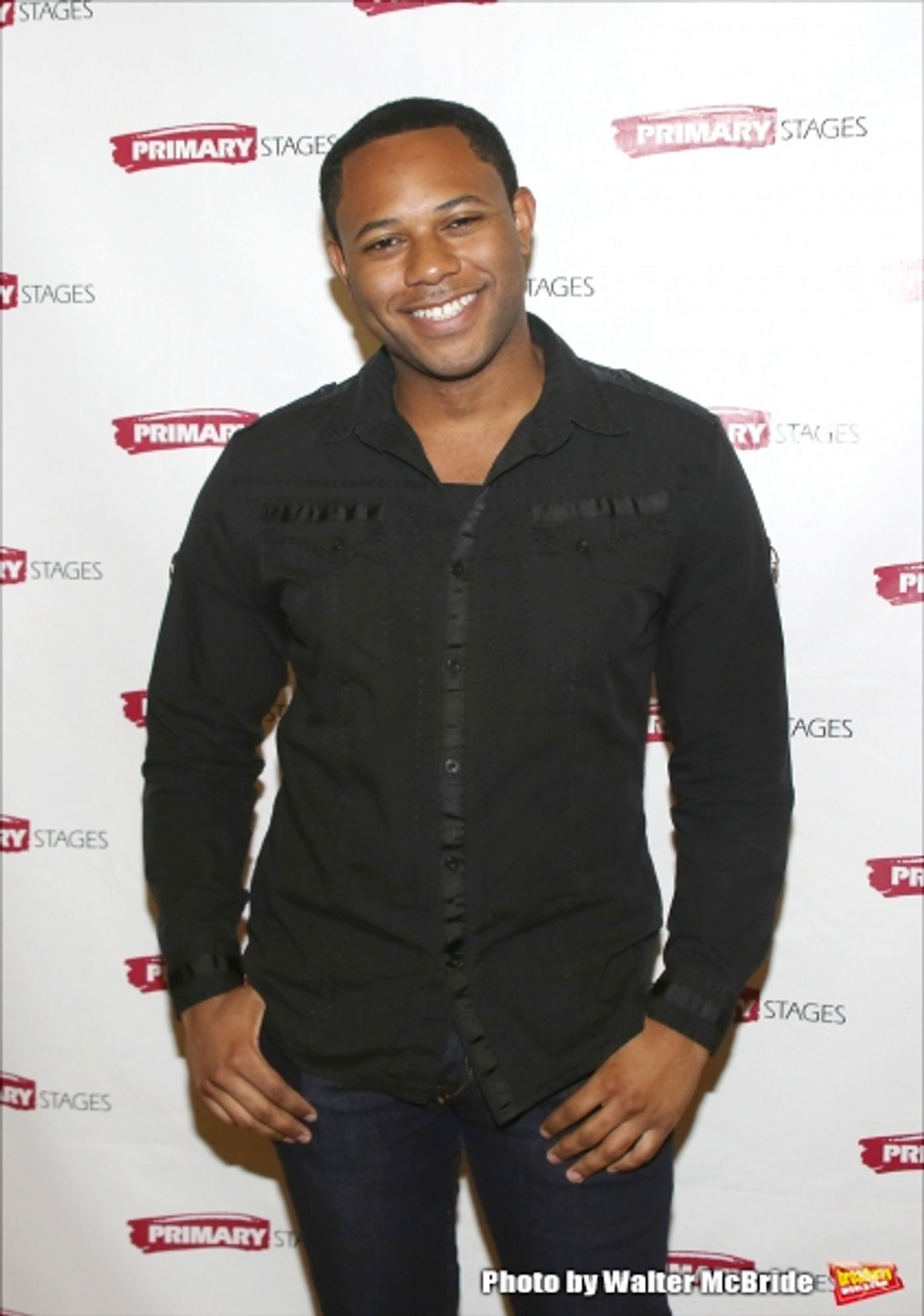 Photo Coverage: Billy Porter and the Company of WHILE I YET LIVE Meet the Press Image