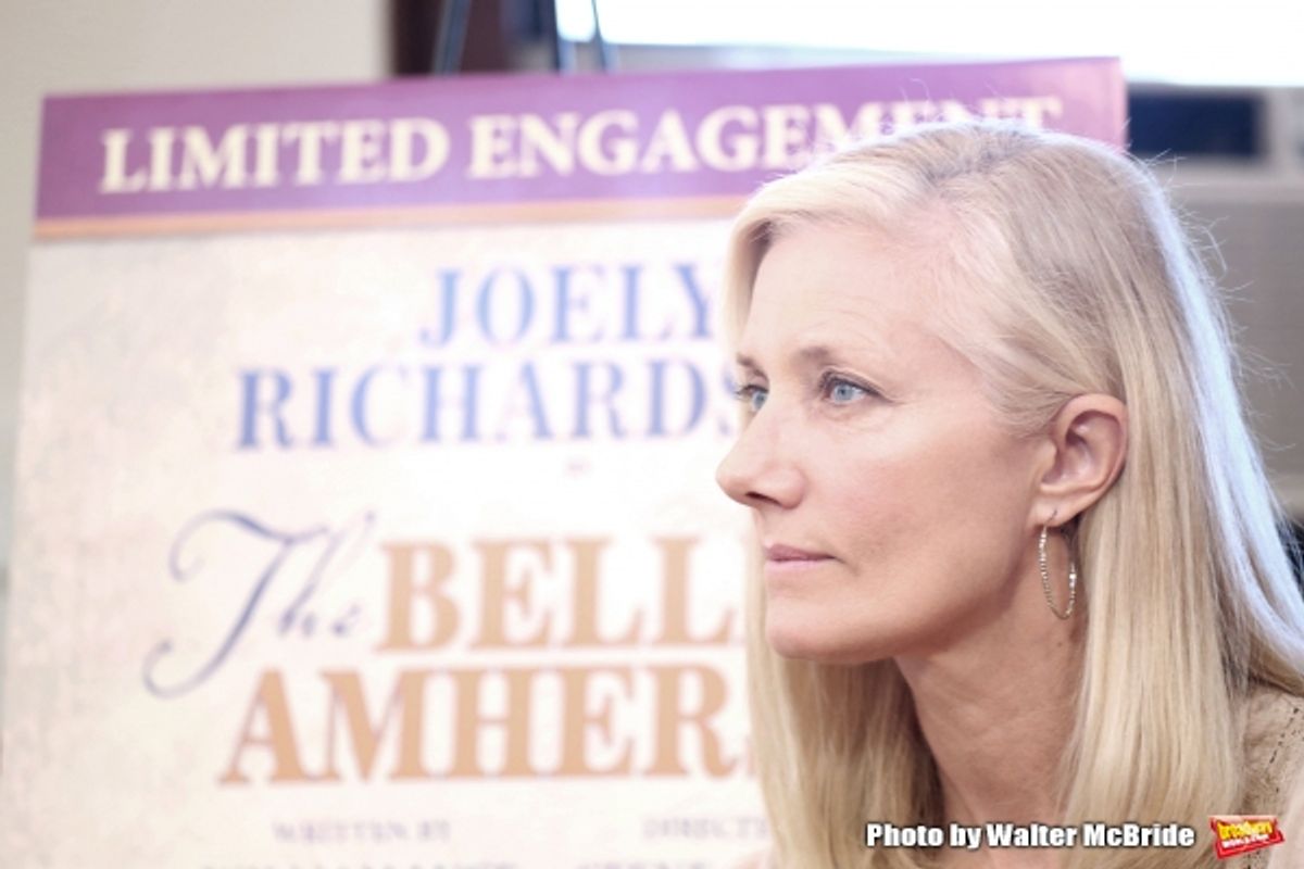 Joely Richardson attends the Meet & Greet for ''The Belle of Amherst'' at the Shetler Studios on September 12, 2014 in New York City.   at 