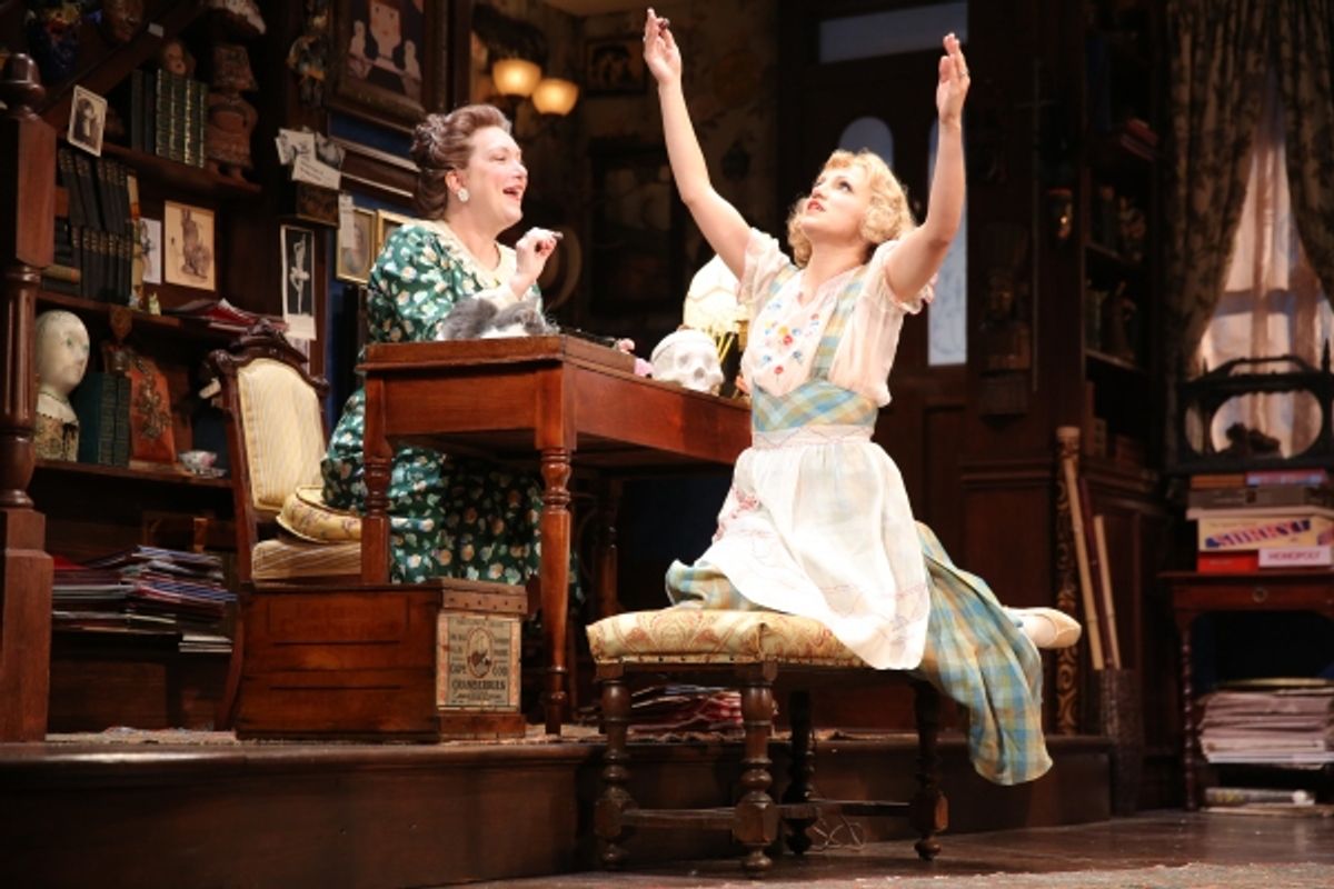 Kristine Nielsen and Annaleigh Ashford at 
