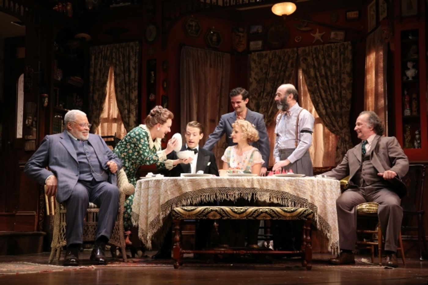 Photo Flash: First Look at James Earl Jones, Rose Byrne & More in at YOU CAN'T TAKE IT WITH YOU on Broadway  Image