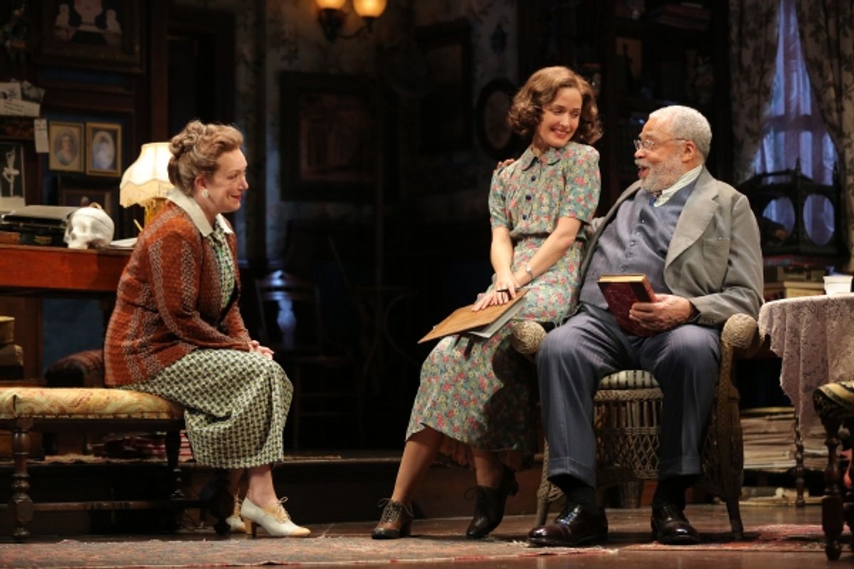 Kristine Nielsen, Rose Byrne and James Earl Jones at 
