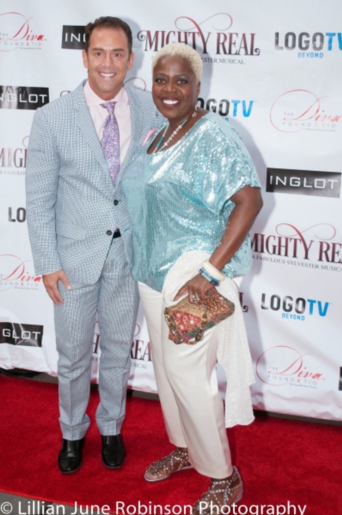 Producer Bruce Robert Harris and Lillias White at 