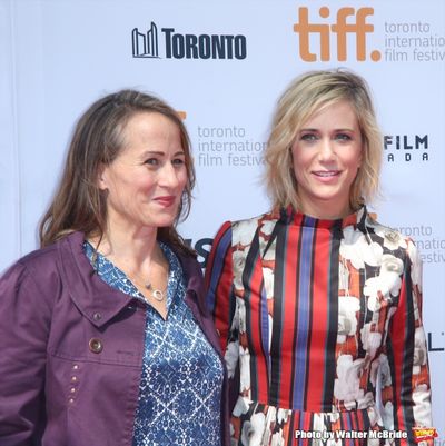 director Shira Piven and Kristen Wiig  Photo