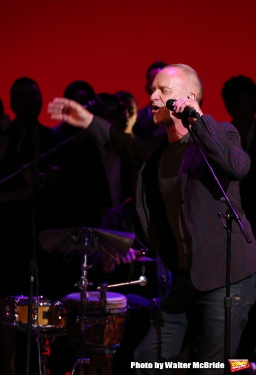 Photo Coverage: Broadway Sings for Global Equality - Inside UPRISING OF LOVE with Sting, LuPone, Porter & More! Image