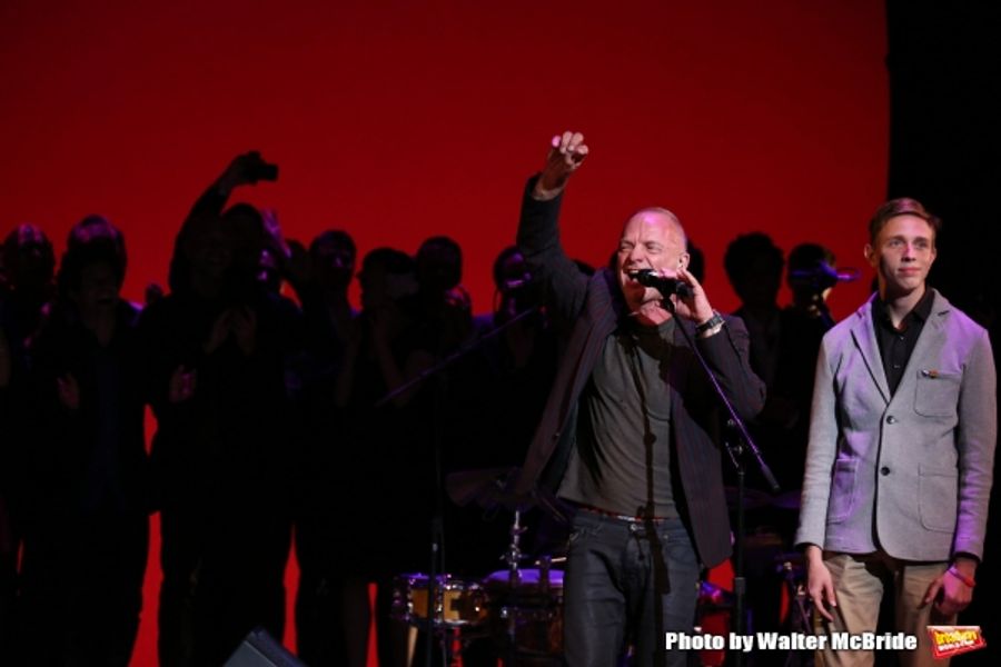 Photo Coverage: Broadway Sings for Global Equality - Inside UPRISING OF LOVE with Sting, LuPone, Porter & More! Image