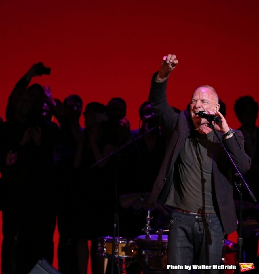 Photo Coverage: Broadway Sings for Global Equality - Inside UPRISING OF LOVE with Sting, LuPone, Porter & More! Image
