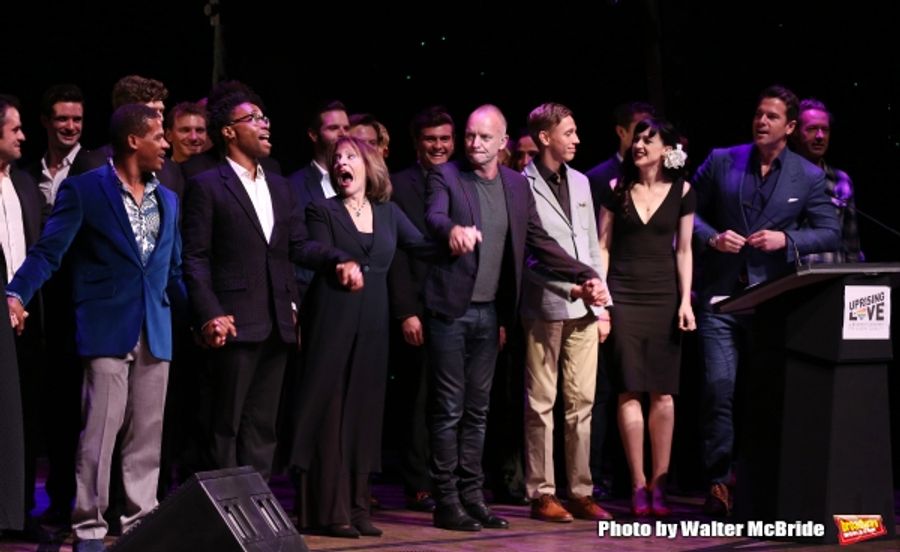 Photo Coverage: Broadway Sings for Global Equality - Inside UPRISING OF LOVE with Sting, LuPone, Porter & More! Image