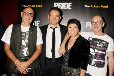 Jonathan Blake, Mathew Warchus, Sian James, and Mike Jackson Photo