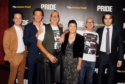 Cast and real-life characters of PRIDE with Kristin Chenoweth Photo