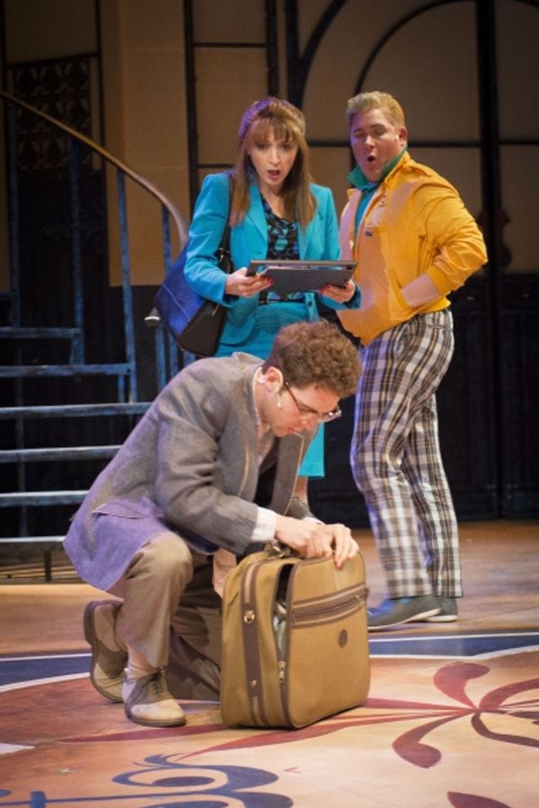 Cory Goodrich as Pepa, George Wolff as Taxi Driver and Nathan Gardner as Carlos  Photo