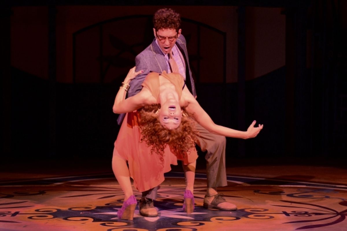 Summer Smart as Candela and Nathan Gardner as Carlos at 