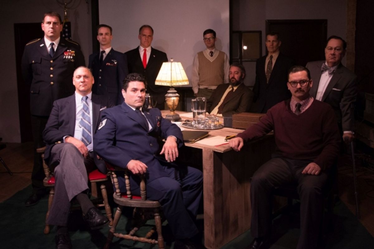 Standing (L to R): Mark Pracht, Stuart Ritter, Tom Hickey, Conor Burke, Joe Mack, Jim Heatherly; Seated (L to R):Dave Skvarla, Carmine Grisolia, Brian Amidei, Lee Russell at 