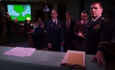 Foreground (L to R): Stuart Ritter, Joe Mack, Lee Russell, Mark Pracht; Background (L Photo