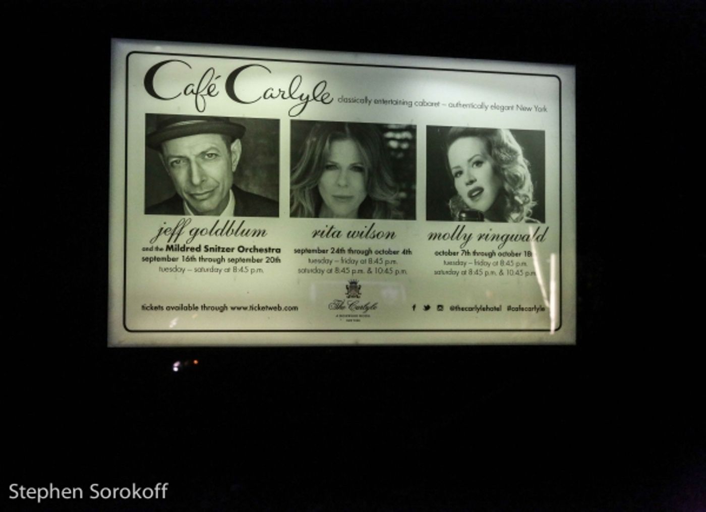 Photo Coverage: Jeff Goldblum & The Mildred Snitzer Orchestra Play Cafe Carlyle  Image