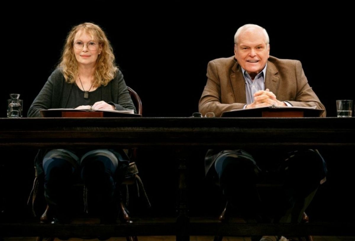 Mia Farrow, Brian Dennehy at 