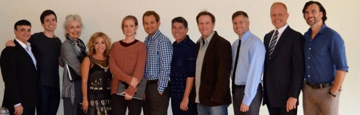 Lawrence Leritz, Matt Doyle, Mary Ann Peil, Jennifer Cody, Elizabeth Morton, Chad Kimball, James Lecesne, Sheffield Chastain, Tony Speciale, Dominic Palillo and Nathan Wright at 