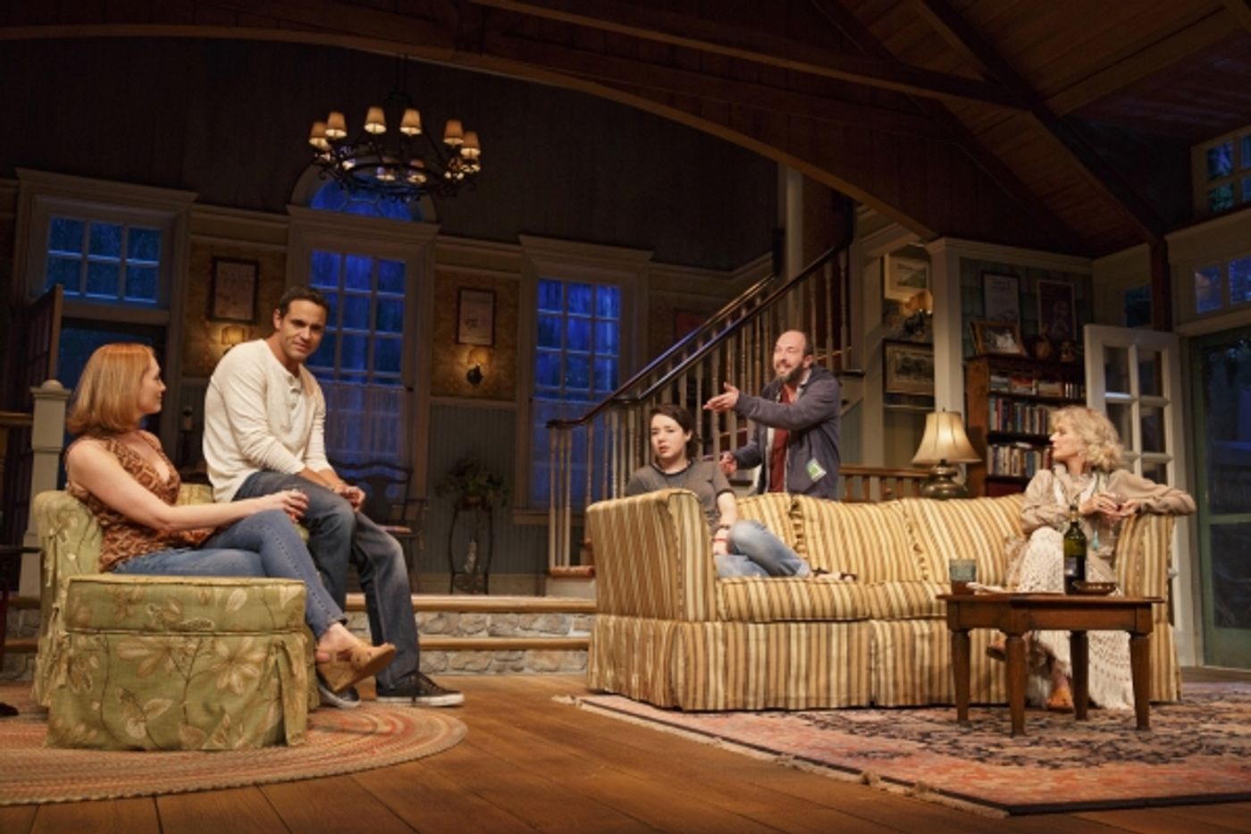 Photo Flash: First Look at Blythe Danner, Daniel Sunjata and More in MTC's THE COUNTRY HOUSE  Image