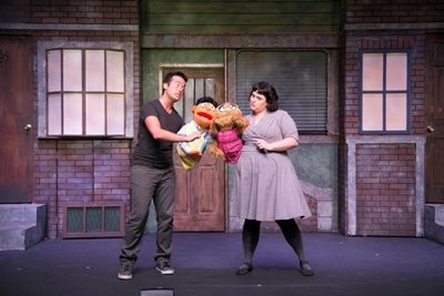 Mike L'Altrella as Princeton and Patricia McCarthy as Kate Monster Photo