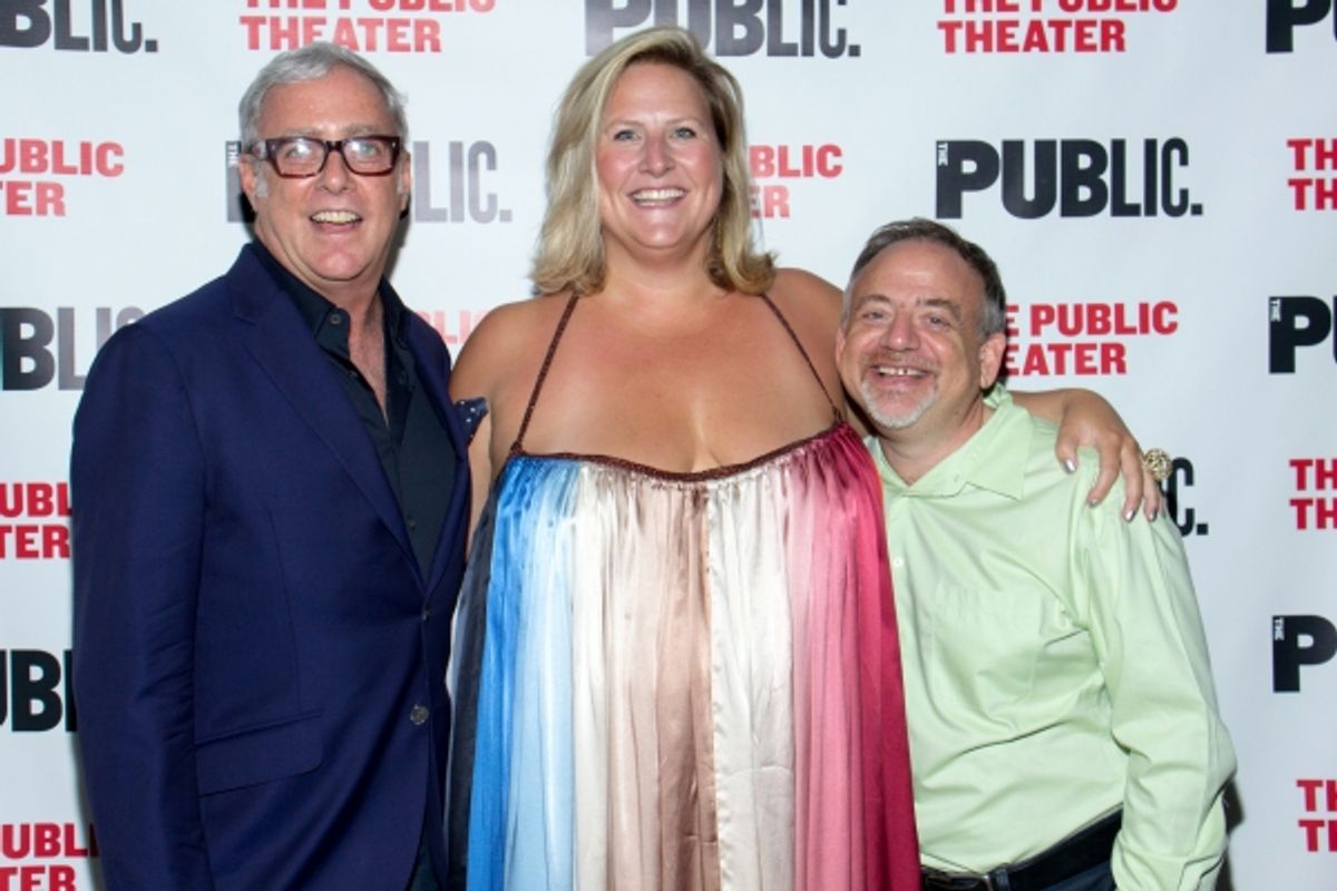 Scott Wittman, Bridget Everett, Marc Shaiman at 