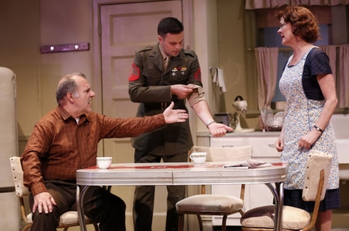 Joe Lisi, Jonny Orsini, Karen Ziemba at 