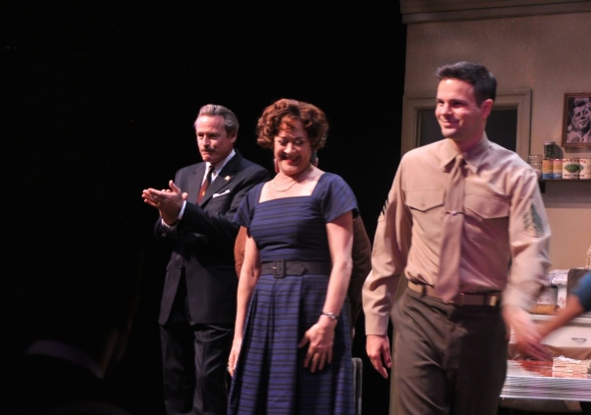 James McCaffrey, Karen Ziemba and Jonny Orsini at 