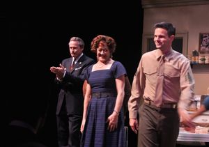 James McCaffrey, Karen Ziemba and Jonny Orsini Photo