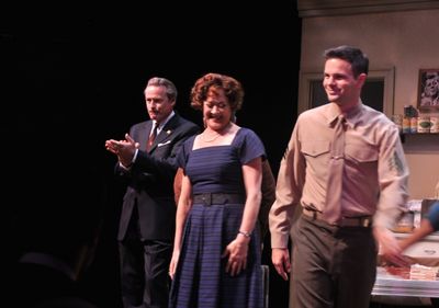 James McCaffrey, Karen Ziemba and Jonny Orsini Photo
