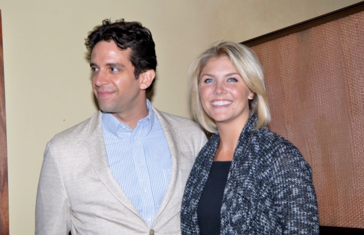 Nick Cordero and Amanda Kloots-Larsen at 