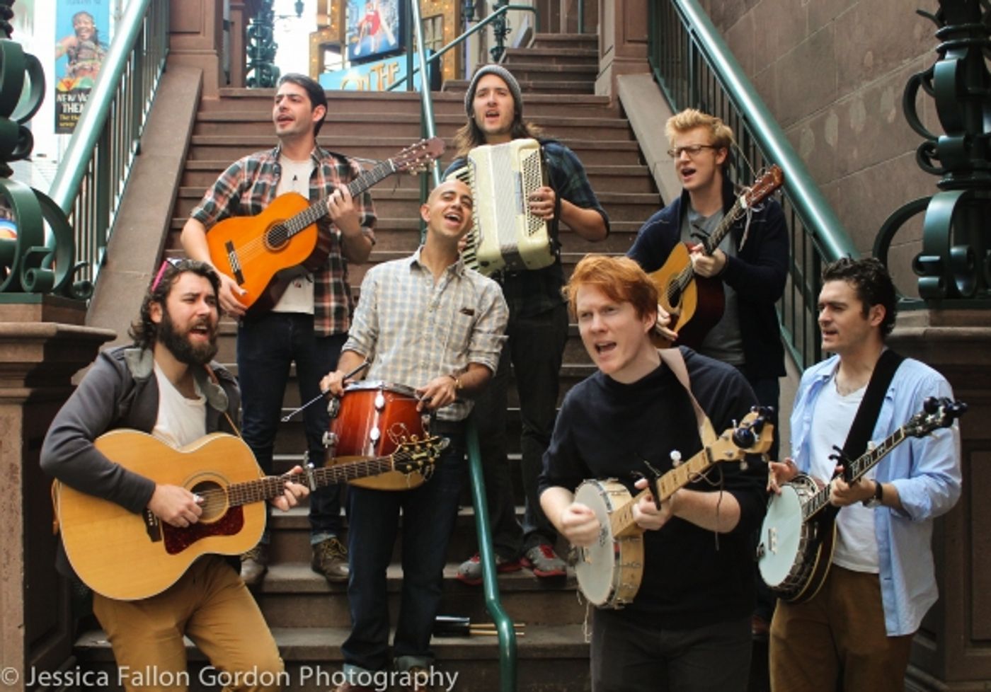 Photo Coverage: Pigpen Theatre Company Performs for the Crowds of 42nd Street Photo Coverage: Pigpen Theatre Company Performs for the Crowds of 42nd Street Image