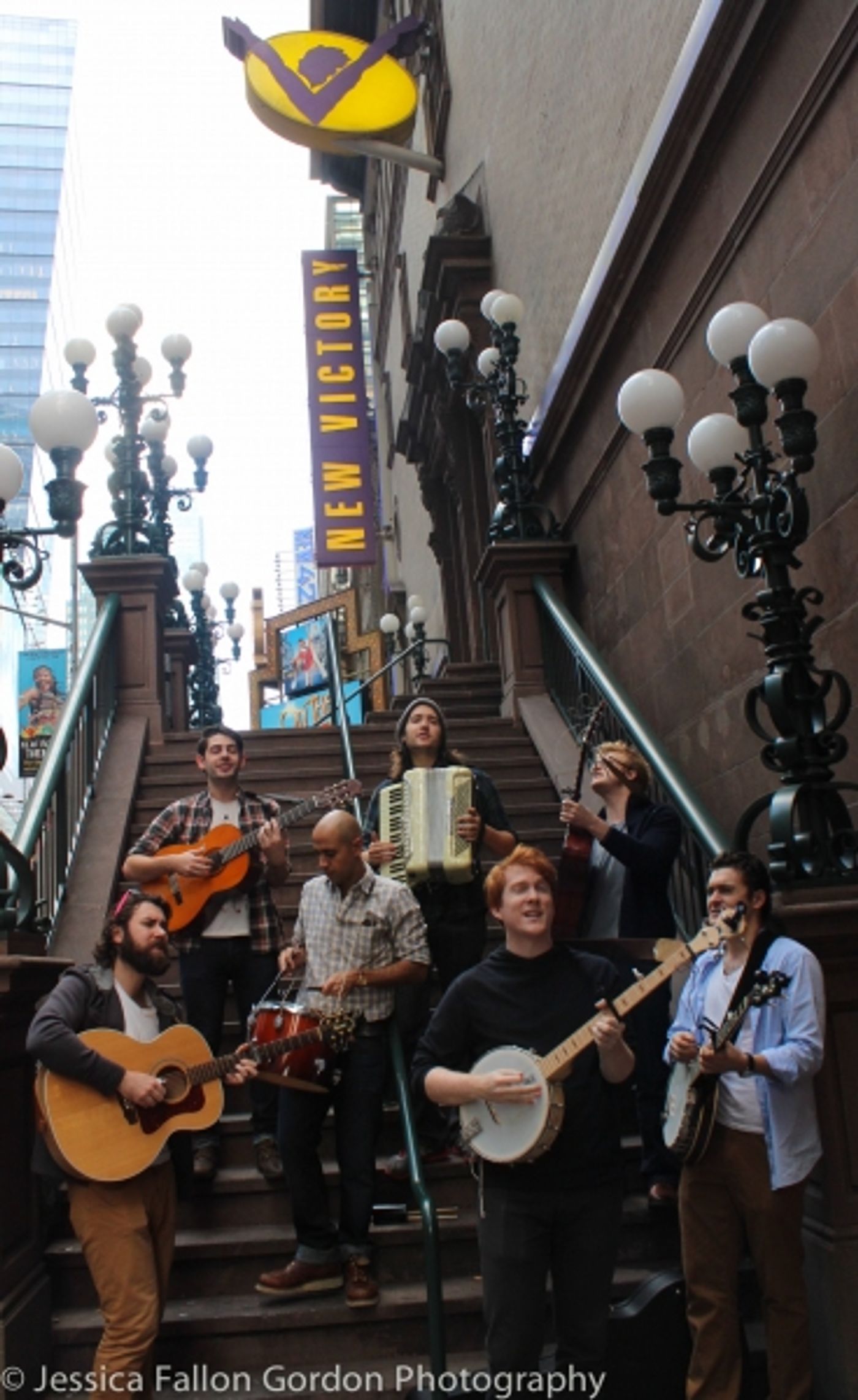 Photo Coverage: Pigpen Theatre Company Performs for the Crowds of 42nd Street Photo Coverage: Pigpen Theatre Company Performs for the Crowds of 42nd Street Image