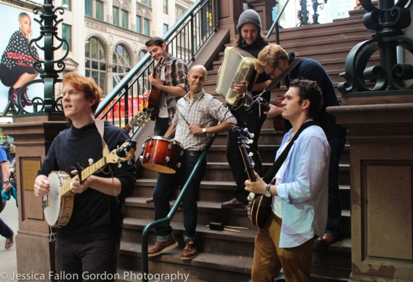 Photo Coverage: Pigpen Theatre Company Performs for the Crowds of 42nd Street Photo Coverage: Pigpen Theatre Company Performs for the Crowds of 42nd Street Image