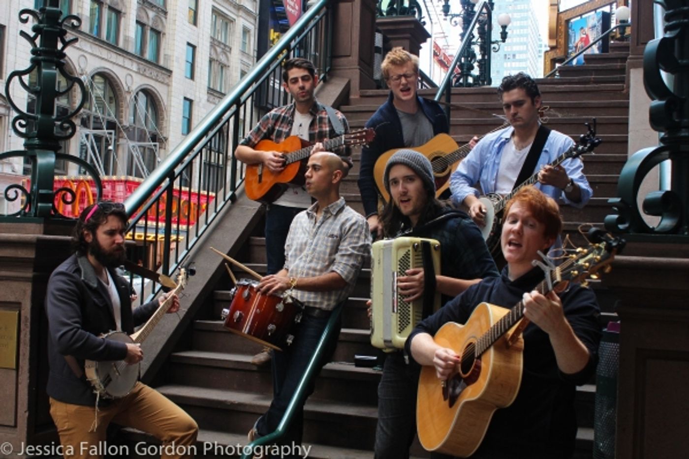 Photo Coverage: Pigpen Theatre Company Performs for the Crowds of 42nd Street Photo Coverage: Pigpen Theatre Company Performs for the Crowds of 42nd Street Image