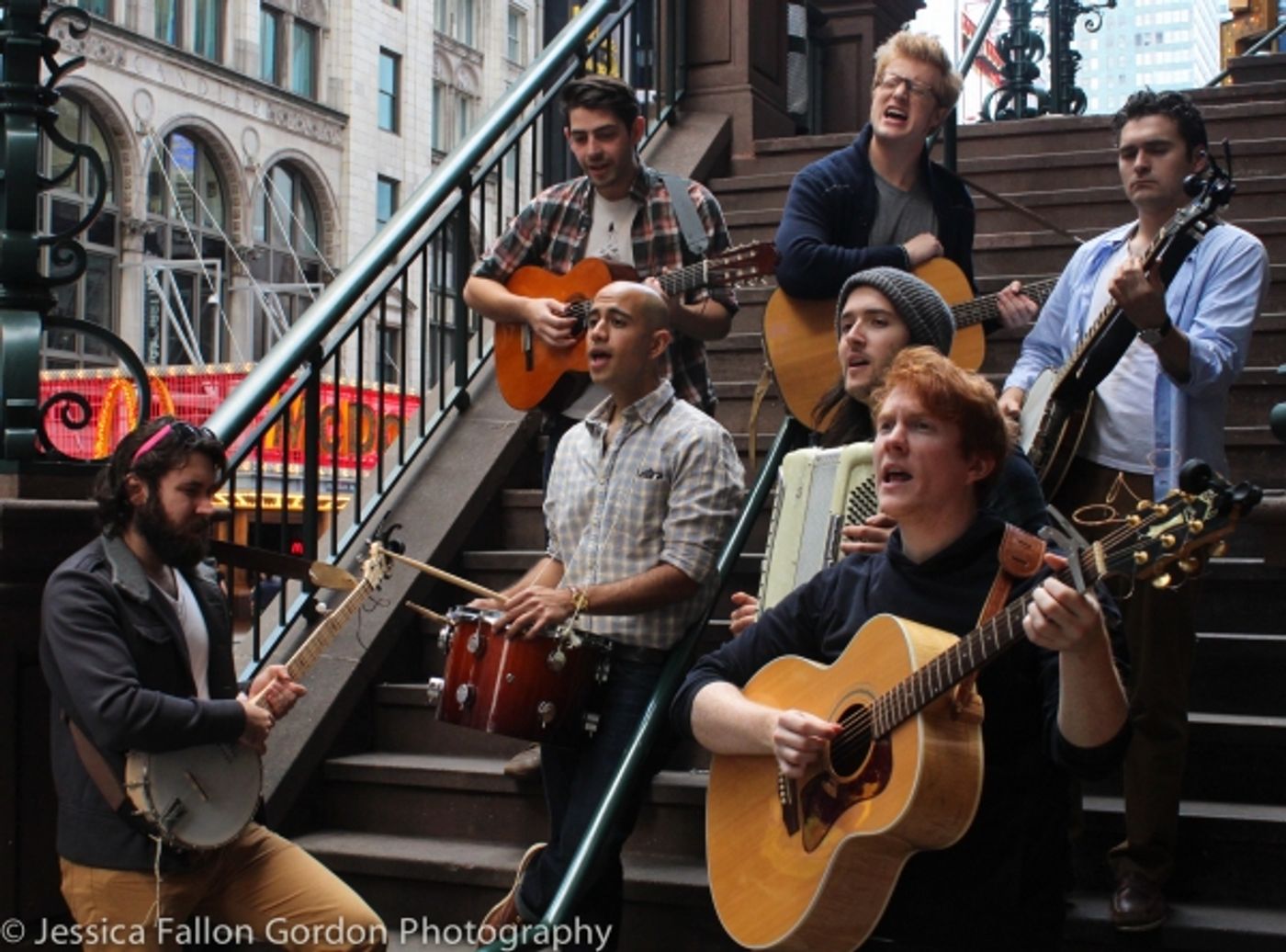 Photo Coverage: Pigpen Theatre Company Performs for the Crowds of 42nd Street Photo Coverage: Pigpen Theatre Company Performs for the Crowds of 42nd Street Image